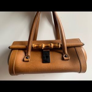 RARE Gucci Tom Ford Era leather bamboo bag